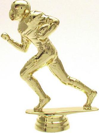 Schraubfix-Figur, American Football, goldfarben, Kunststoff