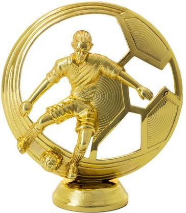 Schraubfix-Figur, Fußball Herren, goldfarben, Kunststoff