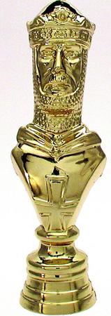 Schraubfix-Figur, Schach, goldfarben, Kunststoff