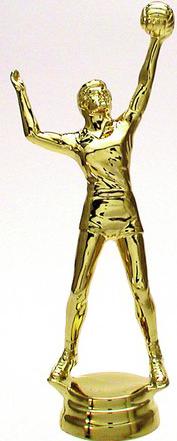 Schraubfix-Figur, Volleyball Herren, goldfarben, Kunststoff
