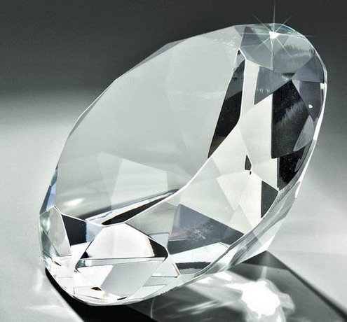 Glas-Diamant, klar inkl. Geschenkbox