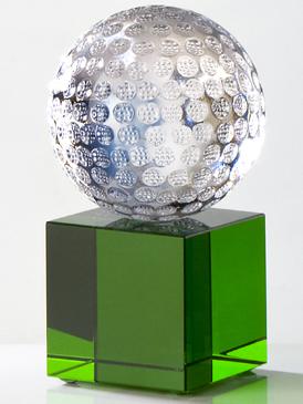 Trophäe, Optiwhiteglasquader, Glasgolfball