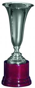 Pokal, 800 Silber, schlank, Tulpenform, Rundsockel (Italien)