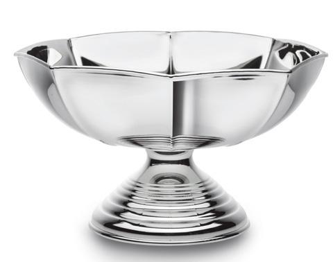 Pokal, 800 Silber, Pokalschale 8-eck Design (Italien)