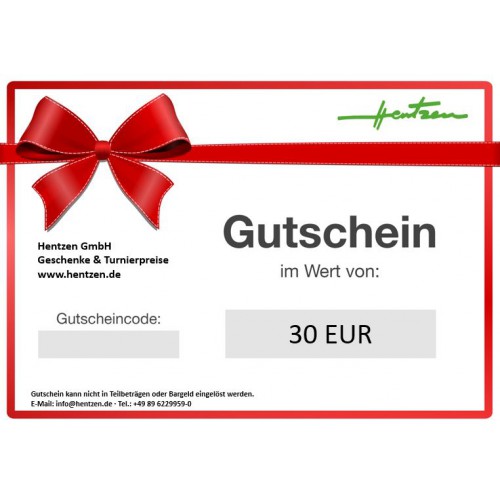 30 EUR Geschenk-Gutschein