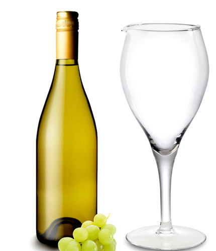 Glasdekantierpokal "Weißwein"