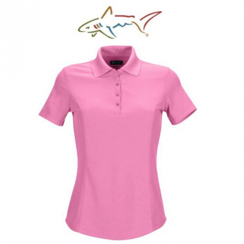 Greg Norman Damen Polo Performance Micro Pique inkl. Bestickung