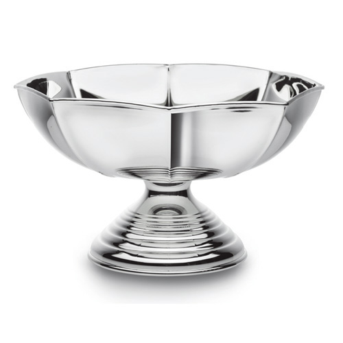 Pokal, 800 Silber, Pokalschale 8-eck Design (Italien)