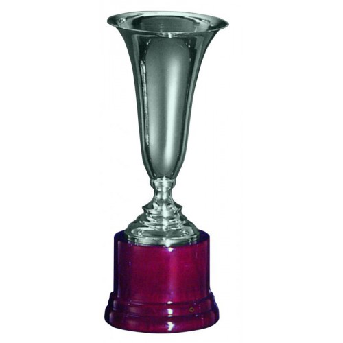 Pokal, 800 Silber, schlank, Tulpenform, Rundsockel (Italien)