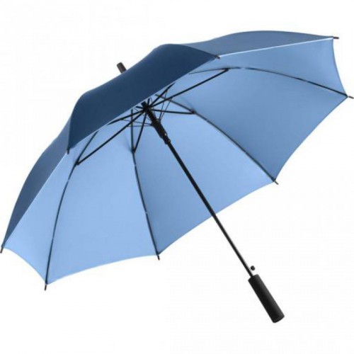 Regenschirm, Automatik, 2-farbiger Bezug, marine/hellblau