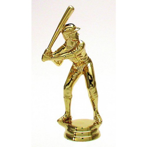 Schraubfix-Figur, Baseball, goldfarben, Kunststoff