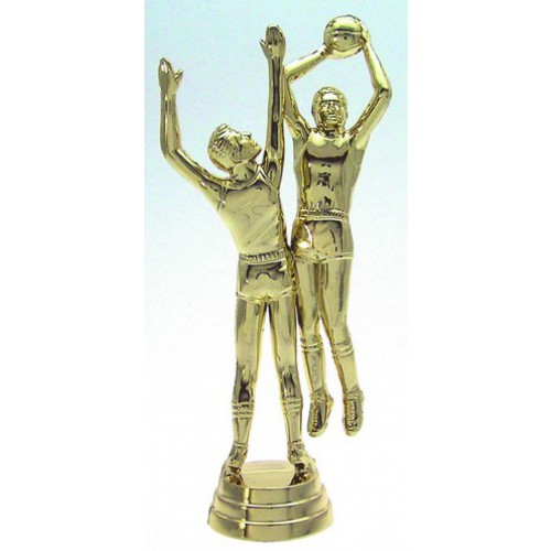 Schraubfix-Figur, Basketball, goldfarben, Kunststoff