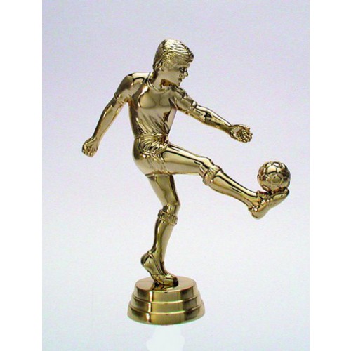 Schraubfix-Figur, Fußball, goldfarben, Kunststoff, Jugend männlich