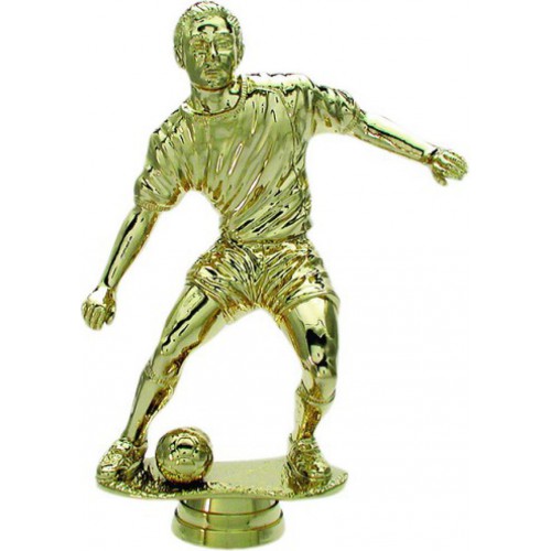 Schraubfix-Figur, Fußball Herren, goldfarben, Kunststoff