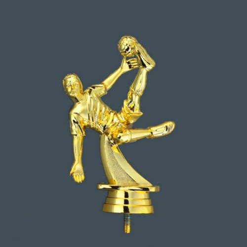 Schraubfix-Figur, Fußball Herren, goldfarben, Kunststoff