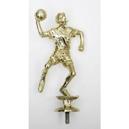 Schraubfix-Figur, Handball Herren, goldfarben, Kunststoff