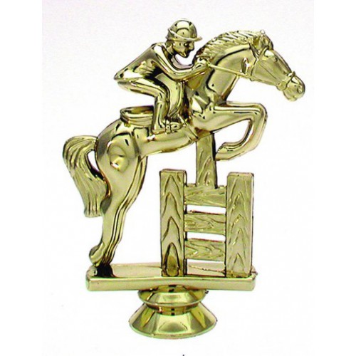 Schraubfix-Figur, Reiten Herren, goldfarben, Kunststoff