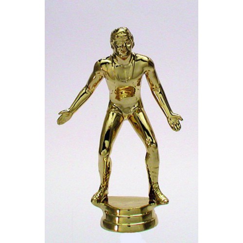 Schraubfix-Figur, Ringen Herren, goldfarben, Kunststoff