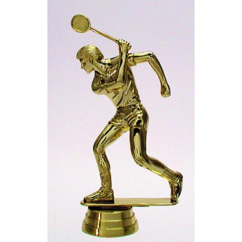 Schraubfix-Figur, Squash Herren, goldfarben, Kunststoff