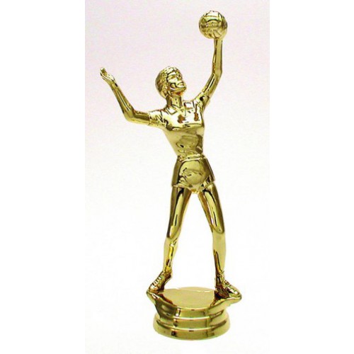 Schraubfix-Figur, Volleyball Damen, goldfarben, Kunststoff