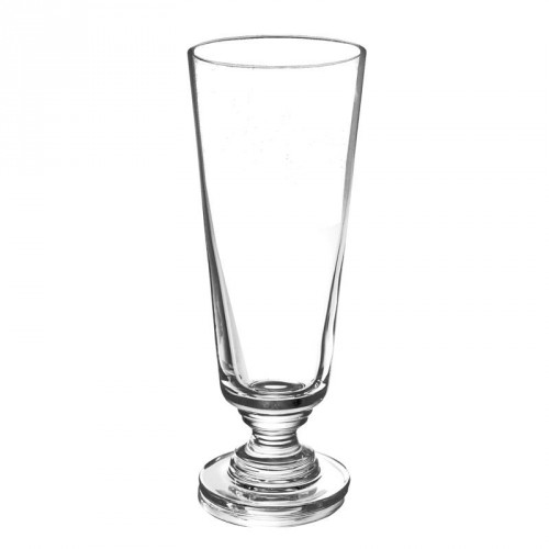 Weizenbierglas/Glaspokal, mit Fuß, mundgeblasen